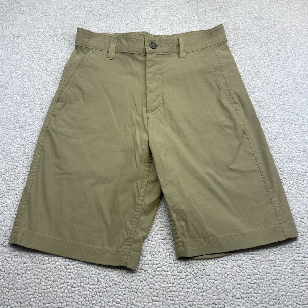 Eddie Bauer Shorts Mens 30 Khaki Travex Horizon Guide Hiking Travel Chino 9